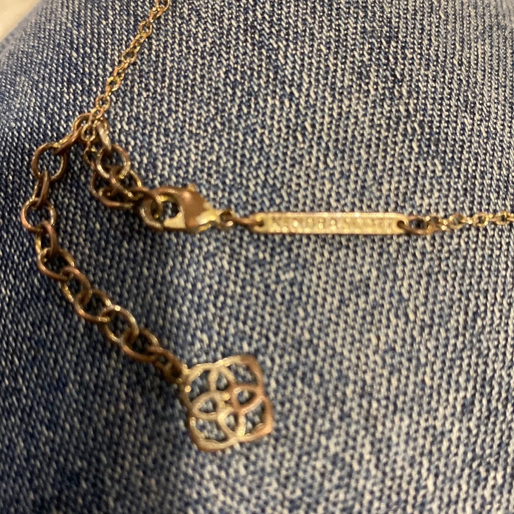 KENDRA SCOTT DRUSY PENDANT NECKLACE IN IRIDESCENT - Picture 5 of 10